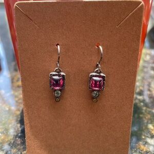 Patricia Locke Silver Dangle Earrings